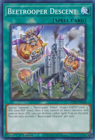 Beetrooper Descent (MP22-EN240) [2022 Tin of the Pharaoh's Gods]