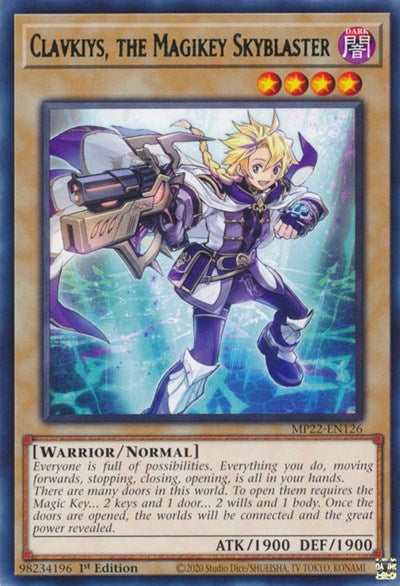 Clavkiys, the Magikey Skyblaster (MP22-EN126) [2022 Tin of the Pharaoh's Gods]