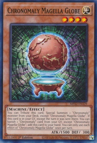 Chronomaly Magella Globe (MP22-EN129) [2022 Tin of the Pharaoh's Gods]