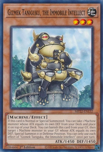 Gizmek Taniguku, the Immobile Intellect (MP22-EN132) [2022 Tin of the Pharaoh's Gods]