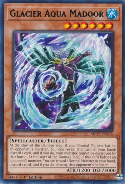 Glacier Aqua Madoor (MP22-EN135) [2022 Tin of the Pharaoh's Gods]