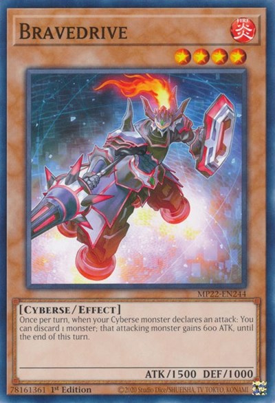 Bravedrive (MP22-EN244) [2022 Tin of the Pharaoh's Gods]