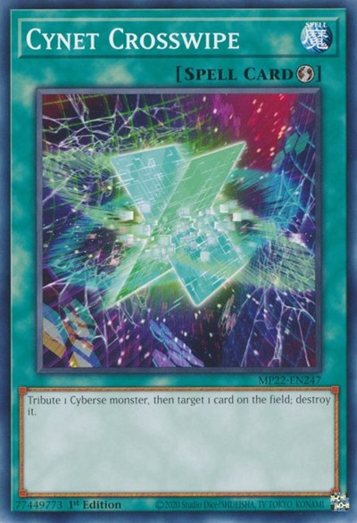 Cynet Crosswipe (MP22-EN247) [2022 Tin of the Pharaoh's Gods]