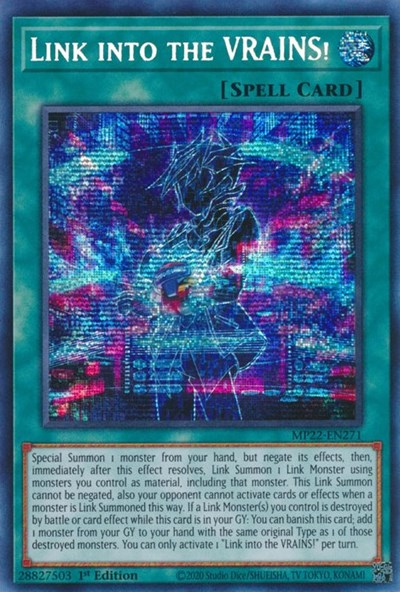 Link into the VRAINS! (MP22-EN271) [2022 Tin of the Pharaoh's Gods]