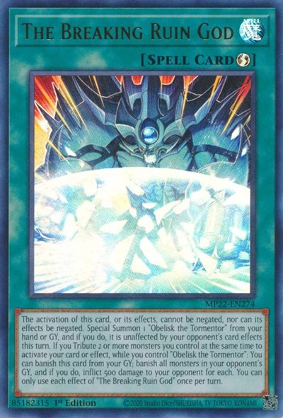 The Breaking Ruin God (MP22-EN274) [2022 Tin of the Pharaoh's Gods]