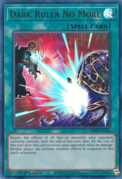 Dark Ruler No More (MP22-EN262) [2022 Tin of the Pharaoh's Gods]