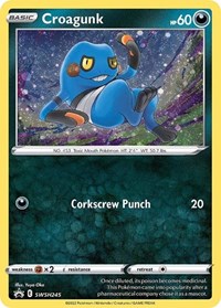 Croagunk - SWSH245 (Cosmos Holo) (SWSH245) [SWSH: Sword & Shield Promo Cards]