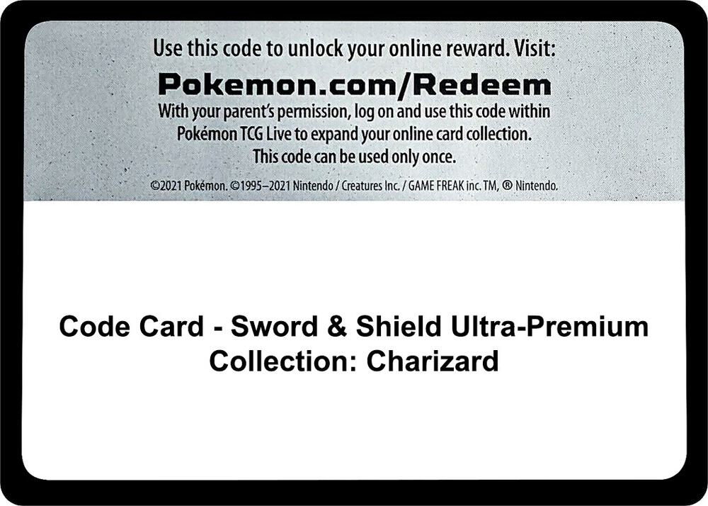 Code Card - Sword & Shield Ultra-Premium Collection: Charizard [Miscellaneous Cards & Products]