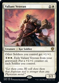 Valiant Veteran (38) [Promo Pack: Dominaria United]