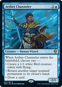 Aether Channeler (42) [Promo Pack: Dominaria United]