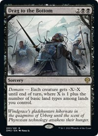 Drag to the Bottom (91) [Promo Pack: Dominaria United]