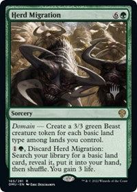 Herd Migration (165) [Promo Pack: Dominaria United]
