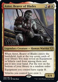 Astor, Bearer of Blades (194) [Promo Pack: Dominaria United]