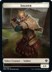 Soldier // Knight Double-Sided Token (4 // 7) [Dominaria United]