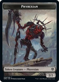 Phyrexian // Sand Warrior Double-Sided Token (8 // 20) [Dominaria United]