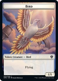 Bird (002) // Elemental Double-Sided Token (2 // 11) [Dominaria United]