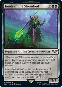 Imotekh the Stormlord (Surge Foil) (5) [Universes Beyond: Warhammer 40,000]