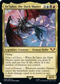 Be'lakor, the Dark Master (Surge Foil) (6) [Universes Beyond: Warhammer 40,000]