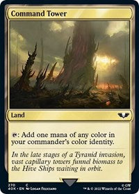 Command Tower (270) (Surge Foil) (270) [Universes Beyond: Warhammer 40,000]
