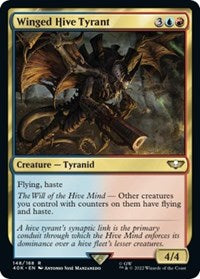 Winged Hive Tyrant (Surge Foil) (148) [Universes Beyond: Warhammer 40,000]