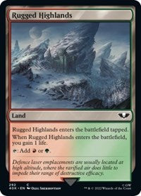 Rugged Highlands (Surge Foil) (292) [Universes Beyond: Warhammer 40,000]