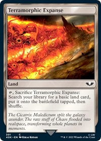 Terramorphic Expanse (Surge Foil) (301) [Universes Beyond: Warhammer 40,000]