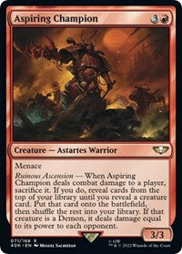 Aspiring Champion (Surge Foil) (71) [Universes Beyond: Warhammer 40,000]