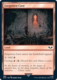 Forgotten Cave (Surge Foil) (280) [Universes Beyond: Warhammer 40,000]