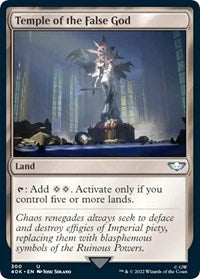 Temple of the False God (Surge Foil) (300) [Universes Beyond: Warhammer 40,000]