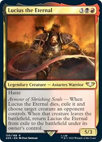 Lucius the Eternal (Surge Foil) (130) [Universes Beyond: Warhammer 40,000]