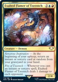 Exalted Flamer of Tzeentch (Surge Foil) (119) [Universes Beyond: Warhammer 40,000]