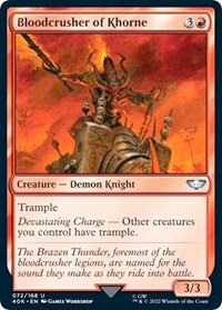 Bloodcrusher of Khorne (Surge Foil) (72) [Universes Beyond: Warhammer 40,000]