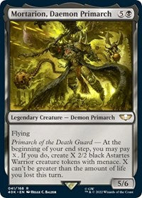Mortarion, Daemon Primarch (Surge Foil) (41) [Universes Beyond: Warhammer 40,000]