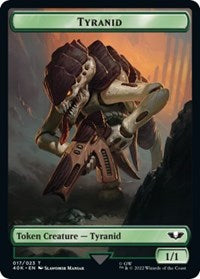 Tyranid (017) // Tyranid (018) Double-Sided Token (17 // 18) [Universes Beyond: Warhammer 40,000]
