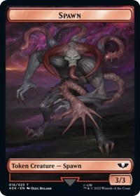 Spawn // Astartes Warrior (012) Double-Sided Token (Surge Foil) (16 // 12) [Universes Beyond: Warhammer 40,000]