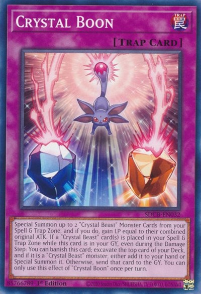 Crystal Boon (SDCB-EN032) [Structure Deck: Legend of the Crystal Beasts]