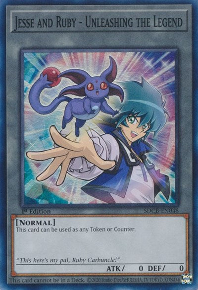 Jesse and Ruby - Unleashing the Legend (SDCB-EN048) [Structure Deck: Legend of the Crystal Beasts]
