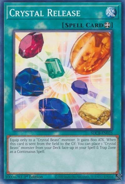 Crystal Release (SDCB-EN025) [Structure Deck: Legend of the Crystal Beasts]