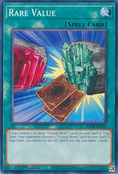 Rare Value (SDCB-EN026) [Structure Deck: Legend of the Crystal Beasts]