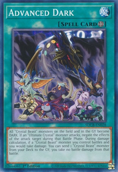 Advanced Dark (SDCB-EN028) [Structure Deck: Legend of the Crystal Beasts]