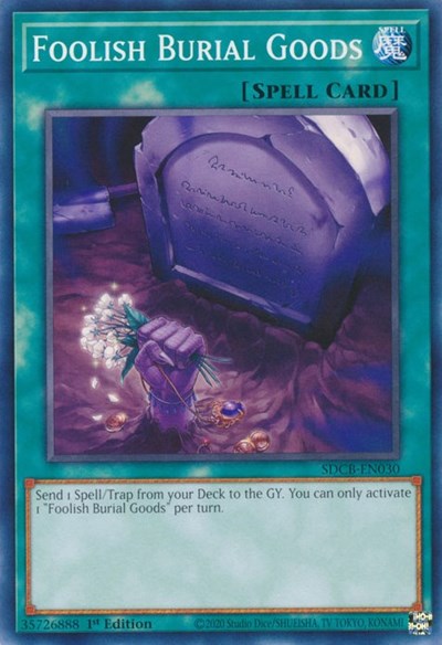 Foolish Burial Goods (SDCB-EN030) [Structure Deck: Legend of the Crystal Beasts]