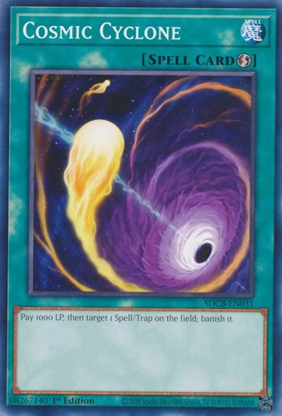 Cosmic Cyclone (SDCB-EN031) [Structure Deck: Legend of the Crystal Beasts]
