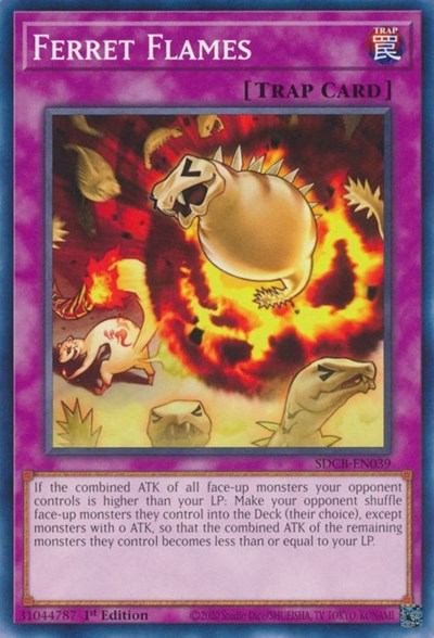 Ferret Flames (SDCB-EN039) [Structure Deck: Legend of the Crystal Beasts]
