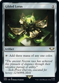 Gilded Lotus (Surge Foil) (239) [Universes Beyond: Warhammer 40,000]