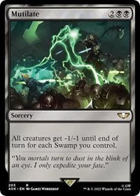 Mutilate (Surge Foil) (203) [Universes Beyond: Warhammer 40,000]