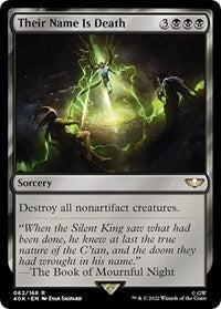 Their Name Is Death (Surge Foil) (62) [Universes Beyond: Warhammer 40,000]