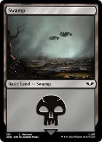 Swamp (313) (Surge Foil) (313) [Universes Beyond: Warhammer 40,000]