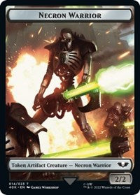 Necron Warrior // Insect Double-Sided Token (Surge Foil) (14 // 22) [Universes Beyond: Warhammer 40,000]
