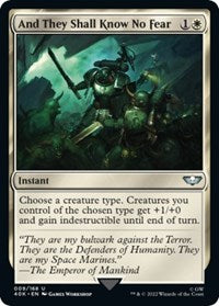 And They Shall Know No Fear (Surge Foil) (9) [Universes Beyond: Warhammer 40,000]