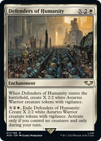 Defenders of Humanity (Surge Foil) (11) [Universes Beyond: Warhammer 40,000]